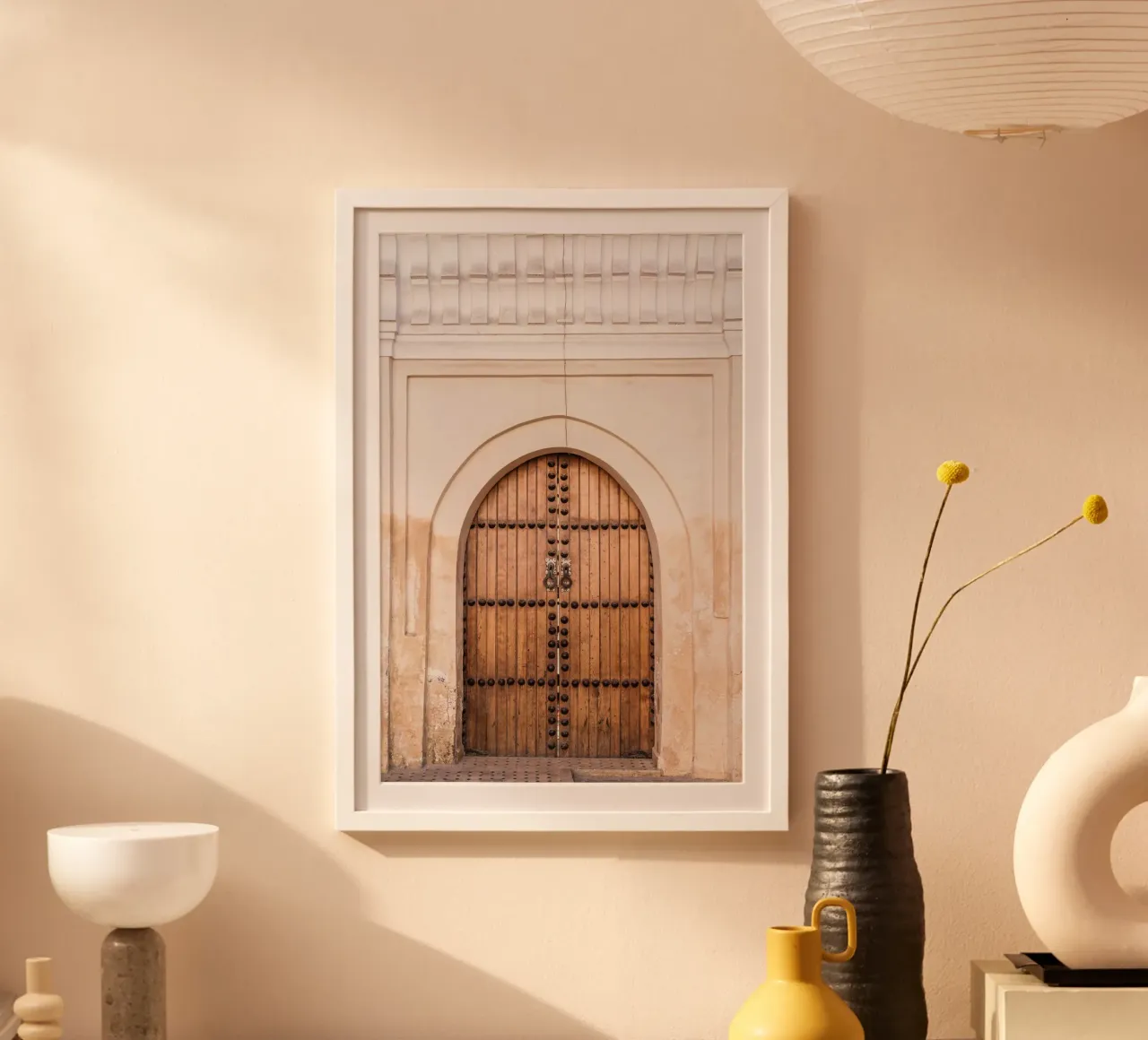 Pastel facade in Morocco carta hahnemühle da photolovers