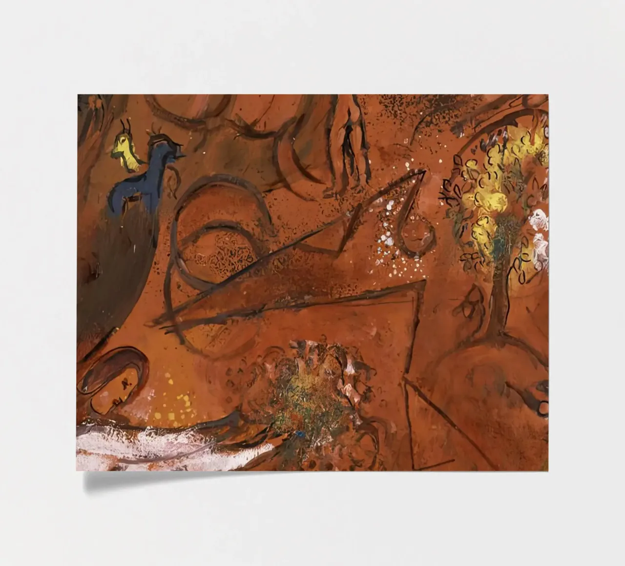 marc Chagall Cantico dei Cantici foglio adesivo da MC Exhebition