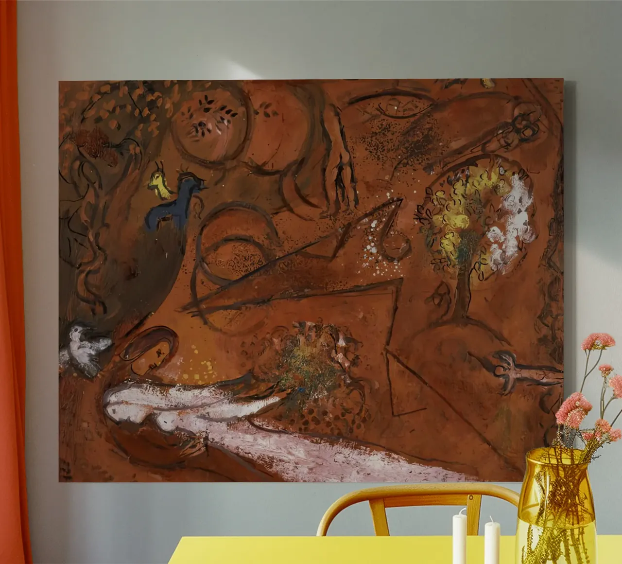 marc Chagall Cantico dei Cantici tela da MC Exhebition