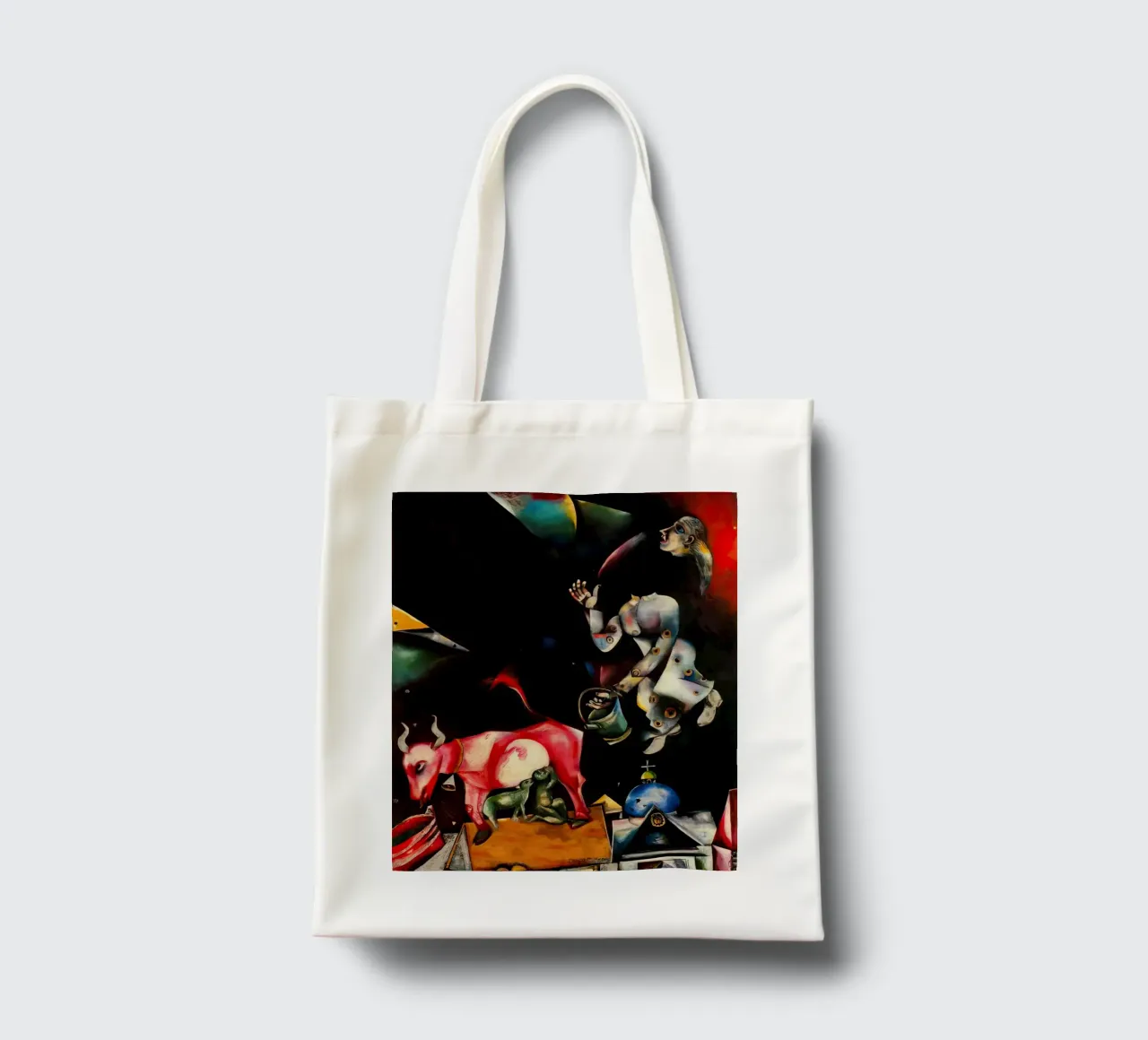 marc Chagall In Russia, con gli asini e gli altri borsa in juta da MC Exhebition