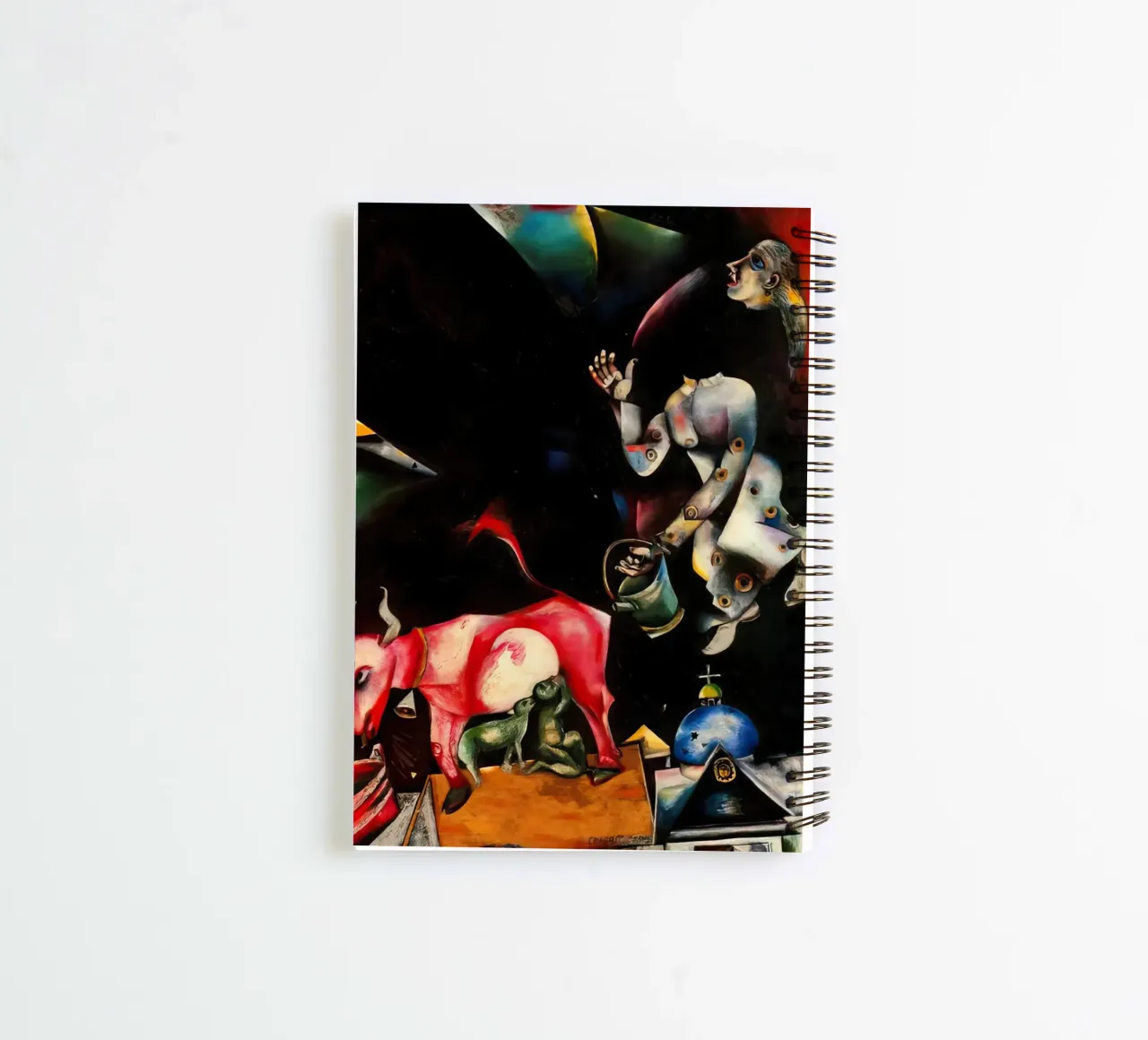 marc Chagall Nach Russland, mit Eseln und anderen Ringbuch von MC Exhebition