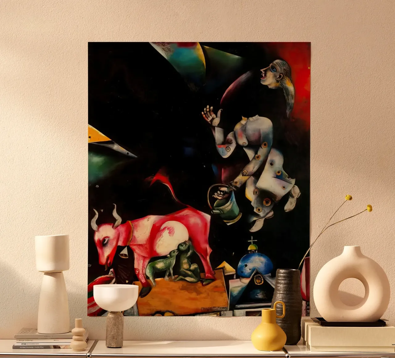marc Chagall In Russia, con gli asini e gli altri carta hahnemühle da MC Exhebition