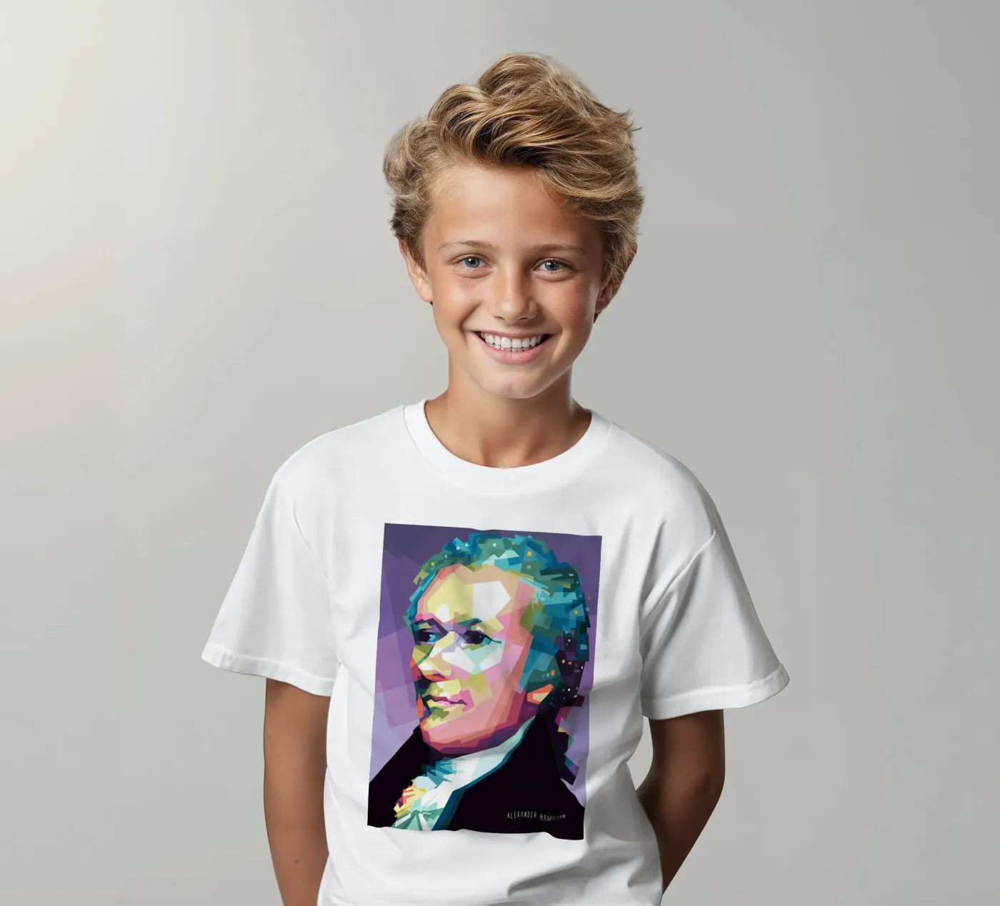 Hamilton t-shirt bambini da Alkahfsmart