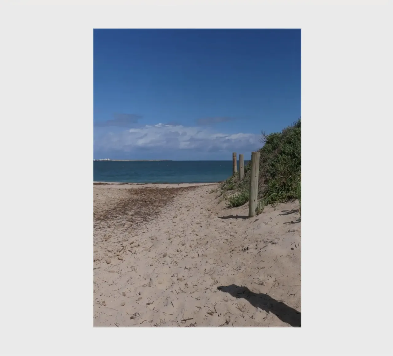 On My Way to the Beach in Western Australia Poster notebook by byrieneke