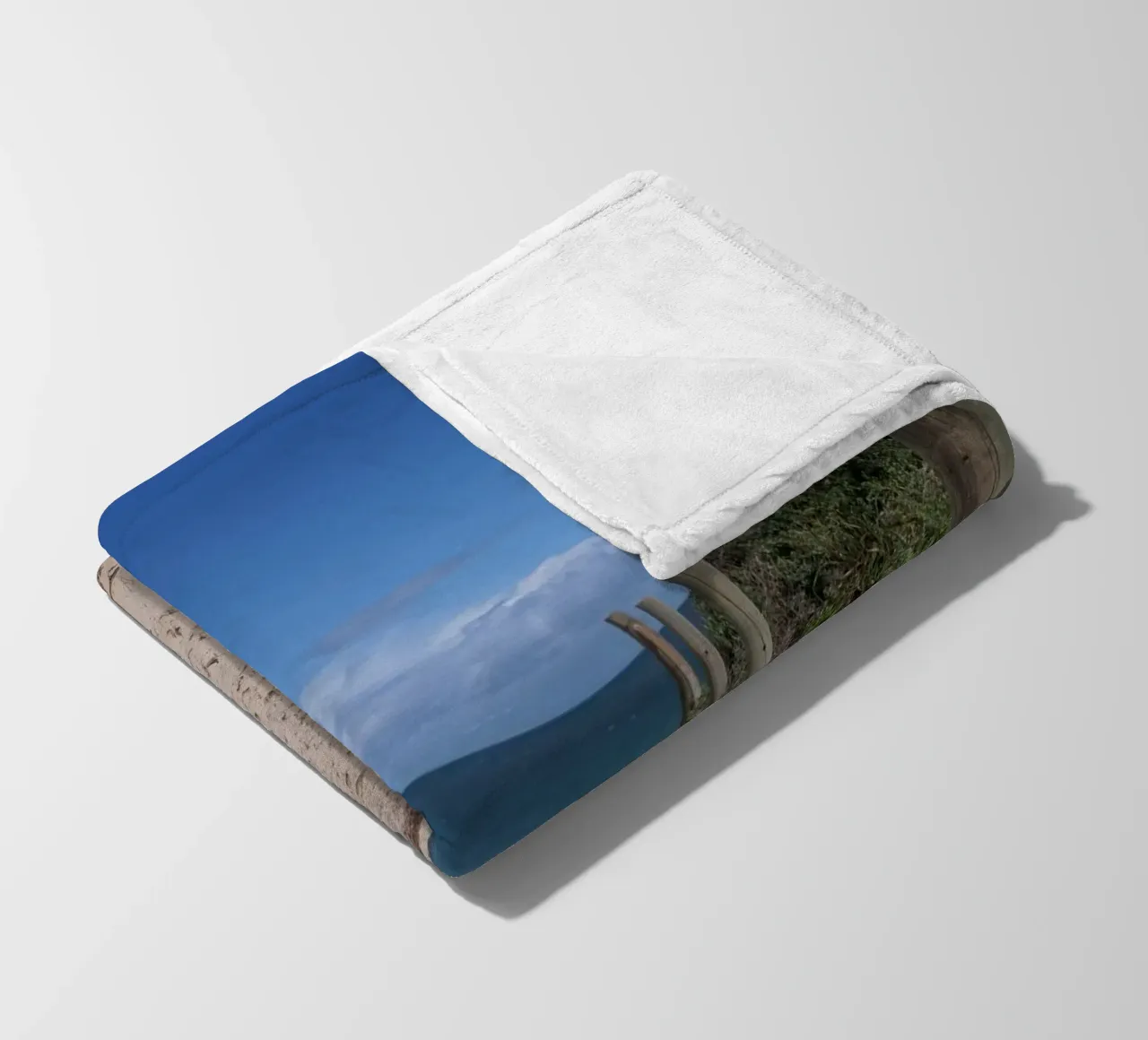 Poster di On My Way to the Beach nell'Australia Occidentale coperta in pile da byrieneke