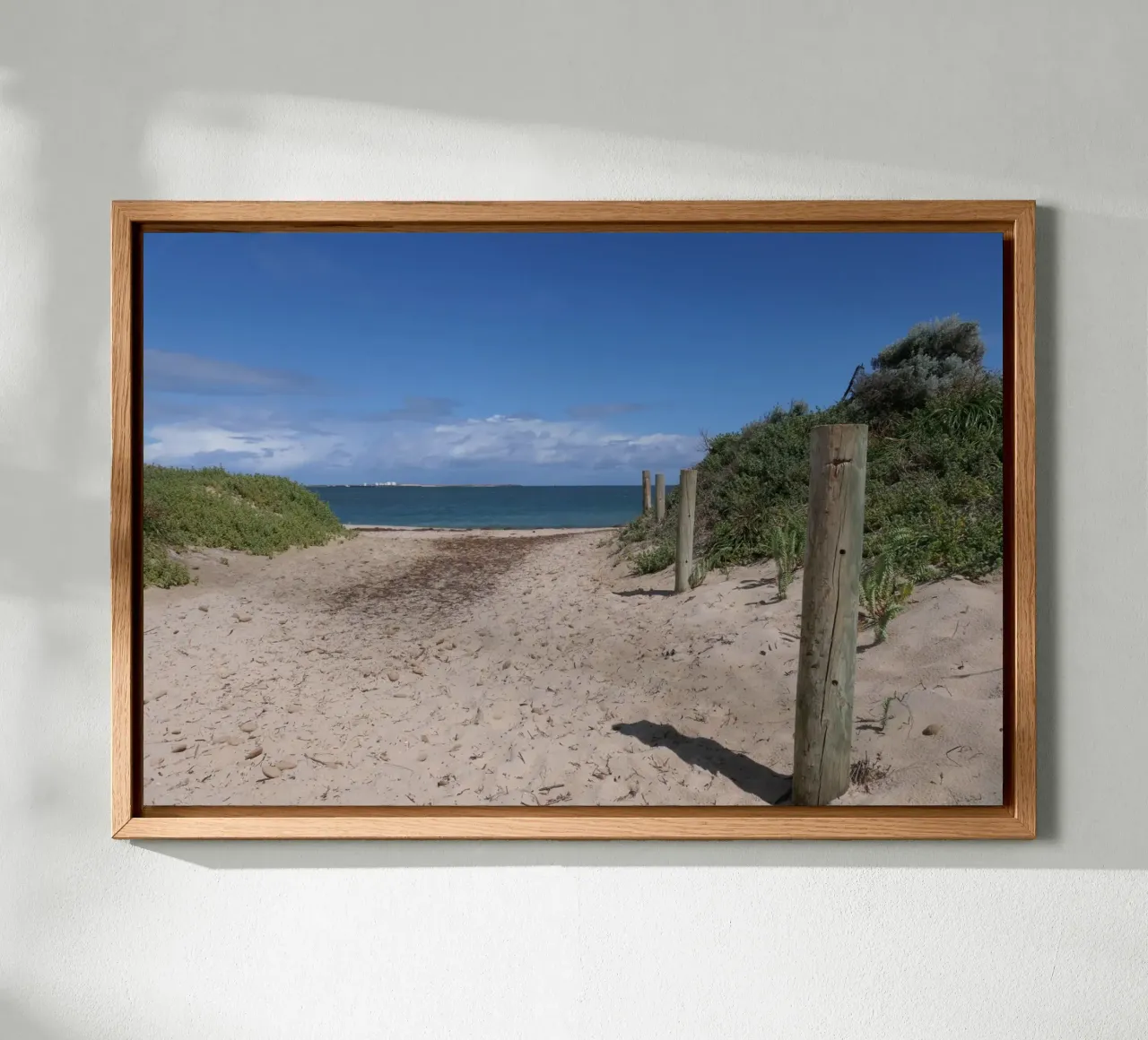 Poster di On My Way to the Beach nell'Australia Occidentale tela da byrieneke