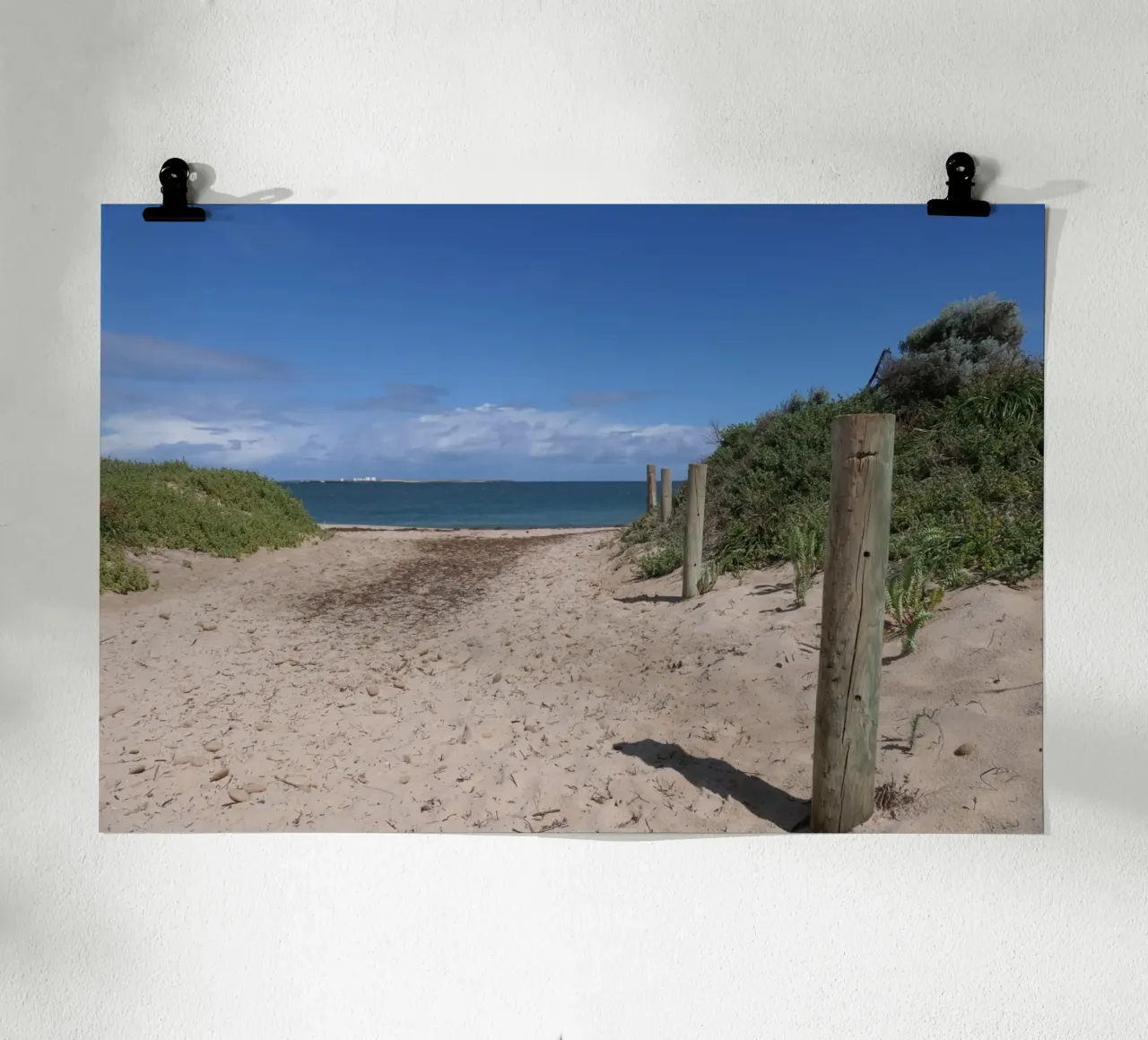Poster di On My Way to the Beach nell'Australia Occidentale carta hahnemühle da byrieneke