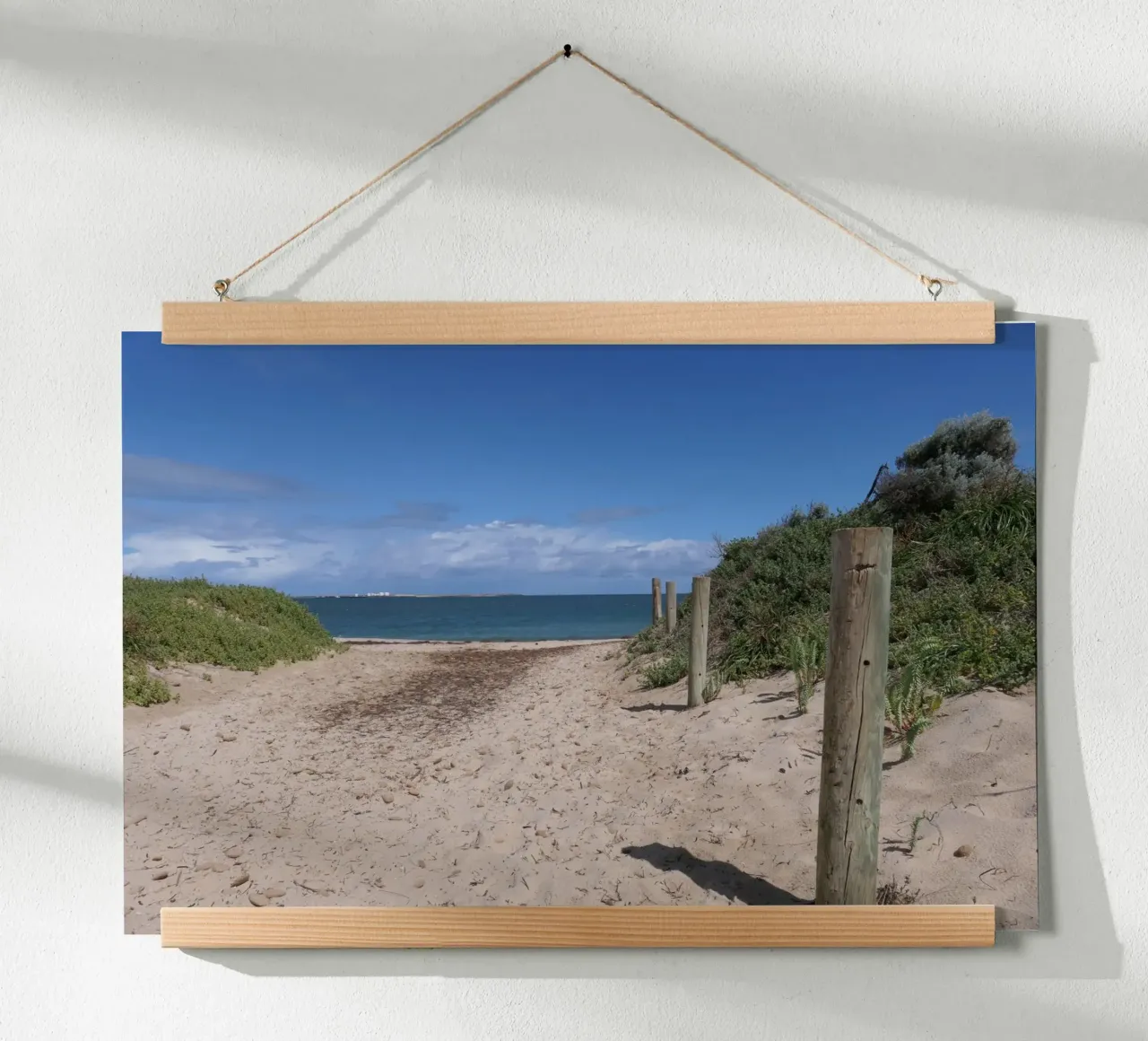 Poster di On My Way to the Beach nell'Australia Occidentale carta hahnemühle da byrieneke