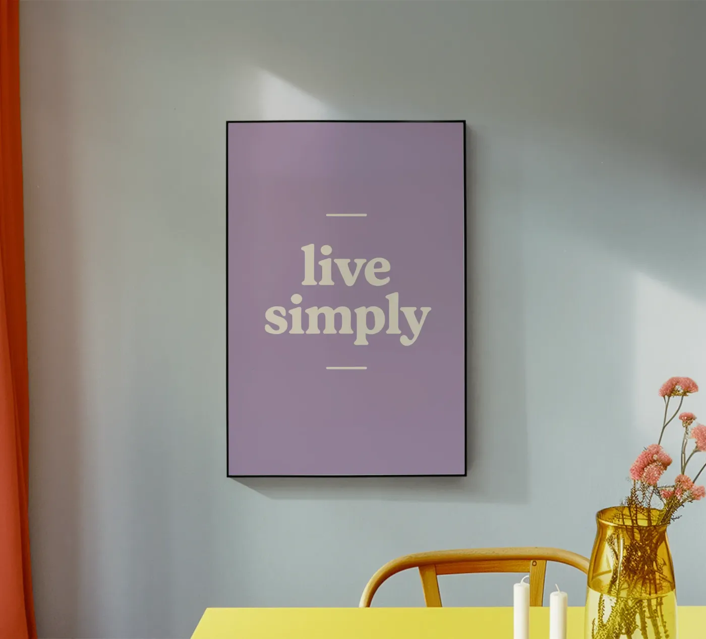 Live Simply plexiglass da treechild