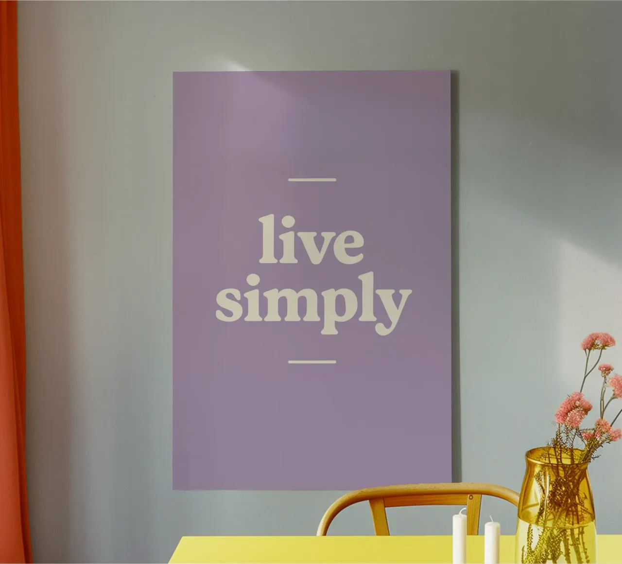 Live Simply tela con Cornice a cassetta da treechild