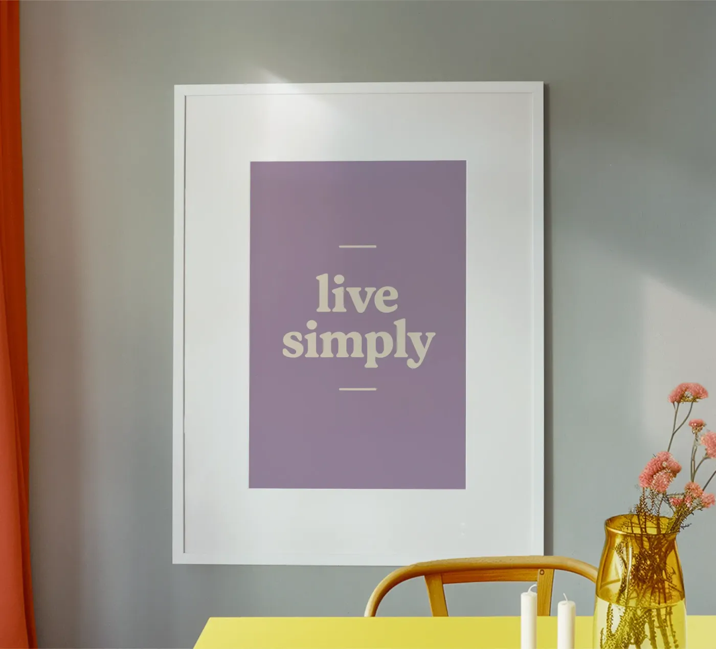 Live Simply poster da treechild