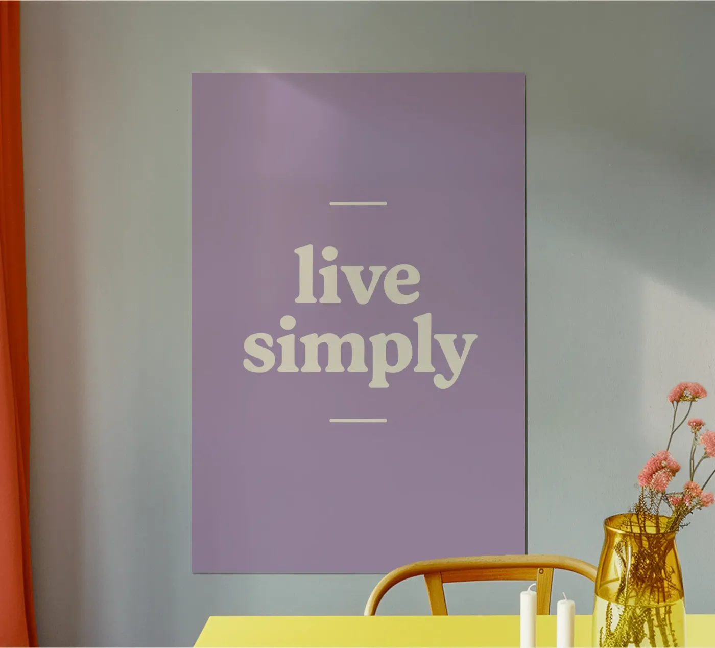 Live Simply poster da treechild