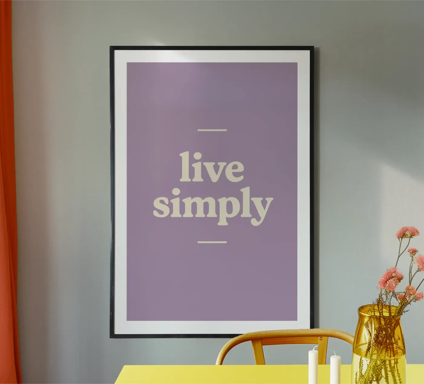 Live Simply poster da treechild