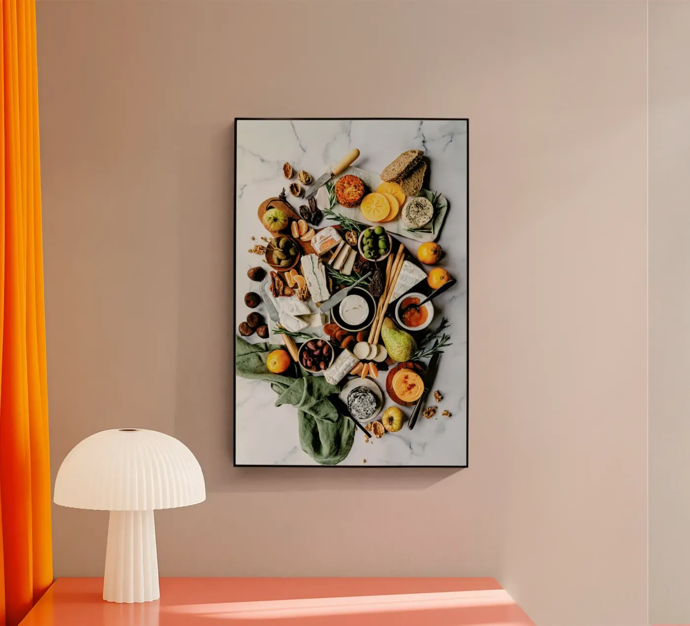 Vegane Käseplatte plexiglass da Eat this