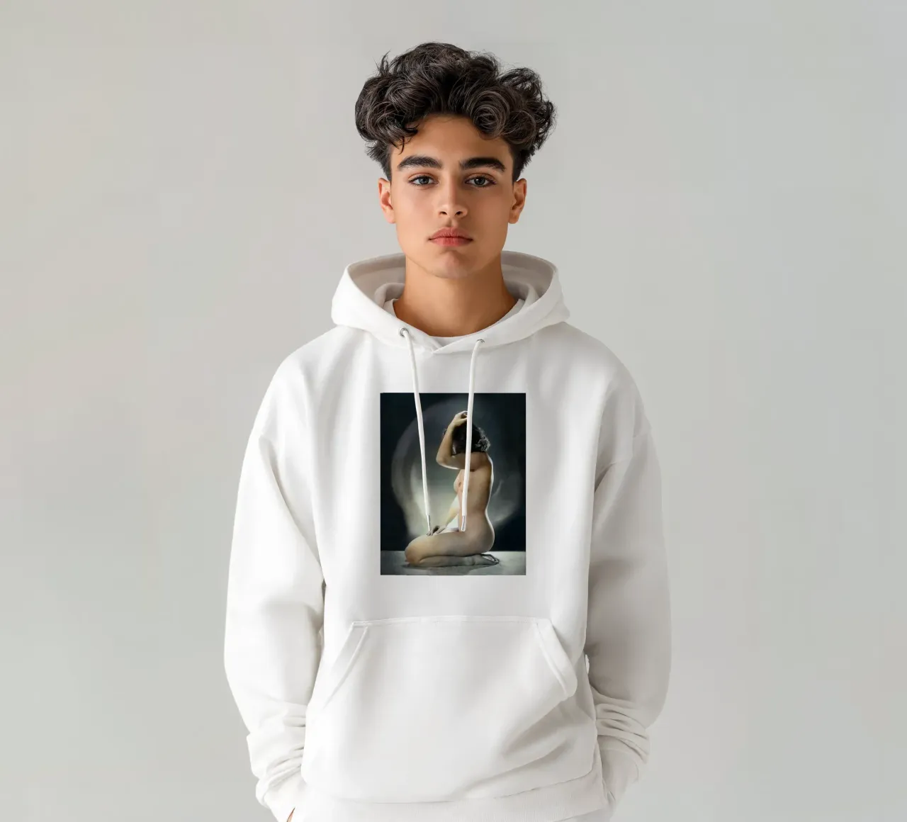Luz suave, sueño extraño | Press Play Art Print Photography sudadera con capucha de Press Play Art Prints