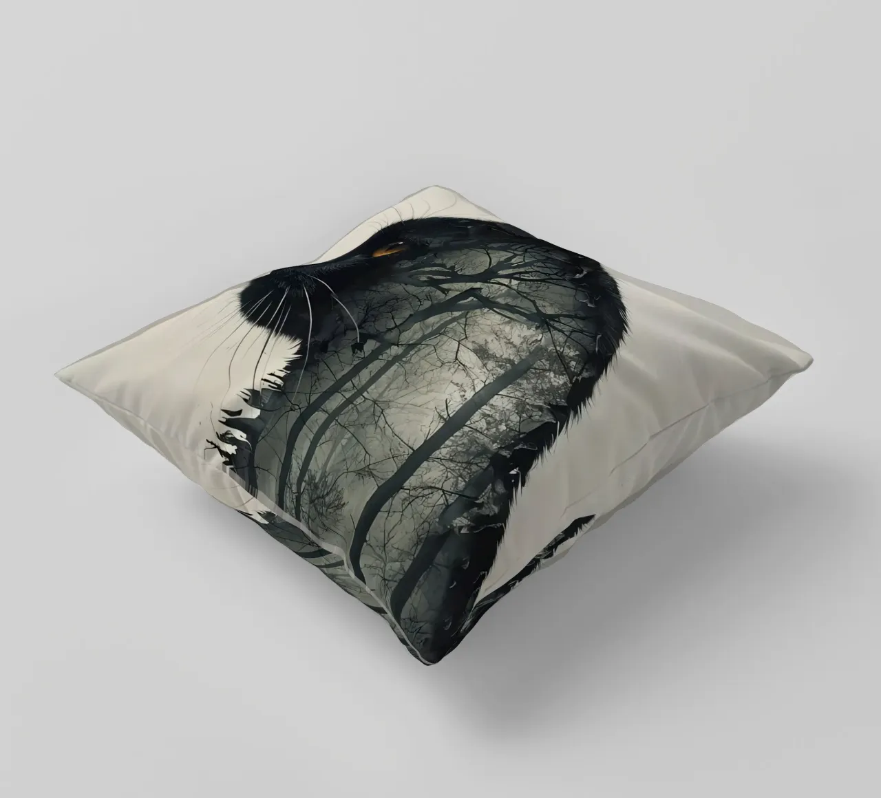gatto della foresta cuscino da 🎁 ARTVI-SHOP