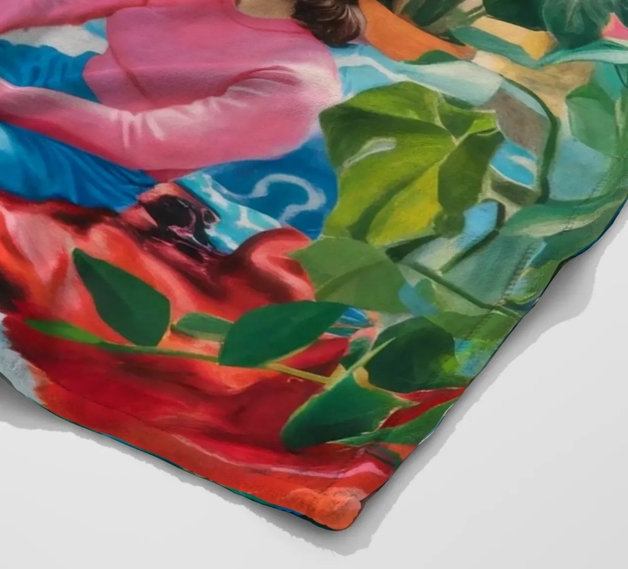 Sogno di riposo verdeggiante coperta in pile da Infinite Chroma