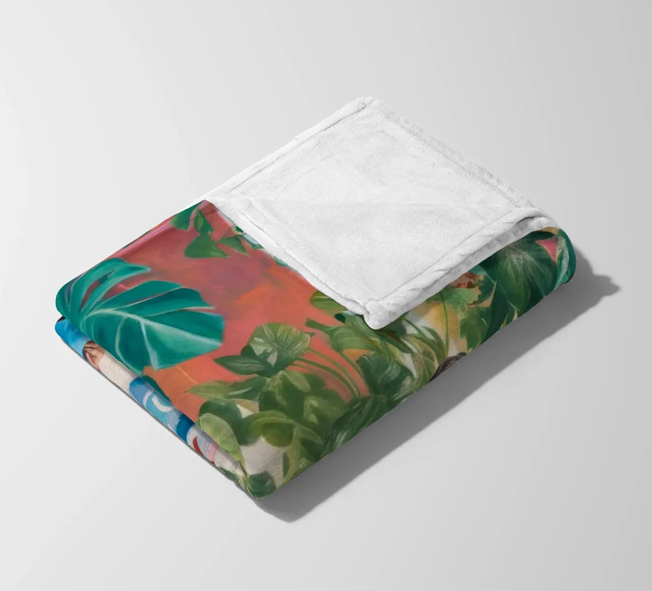 Sogno di riposo verdeggiante coperta in pile da Infinite Chroma