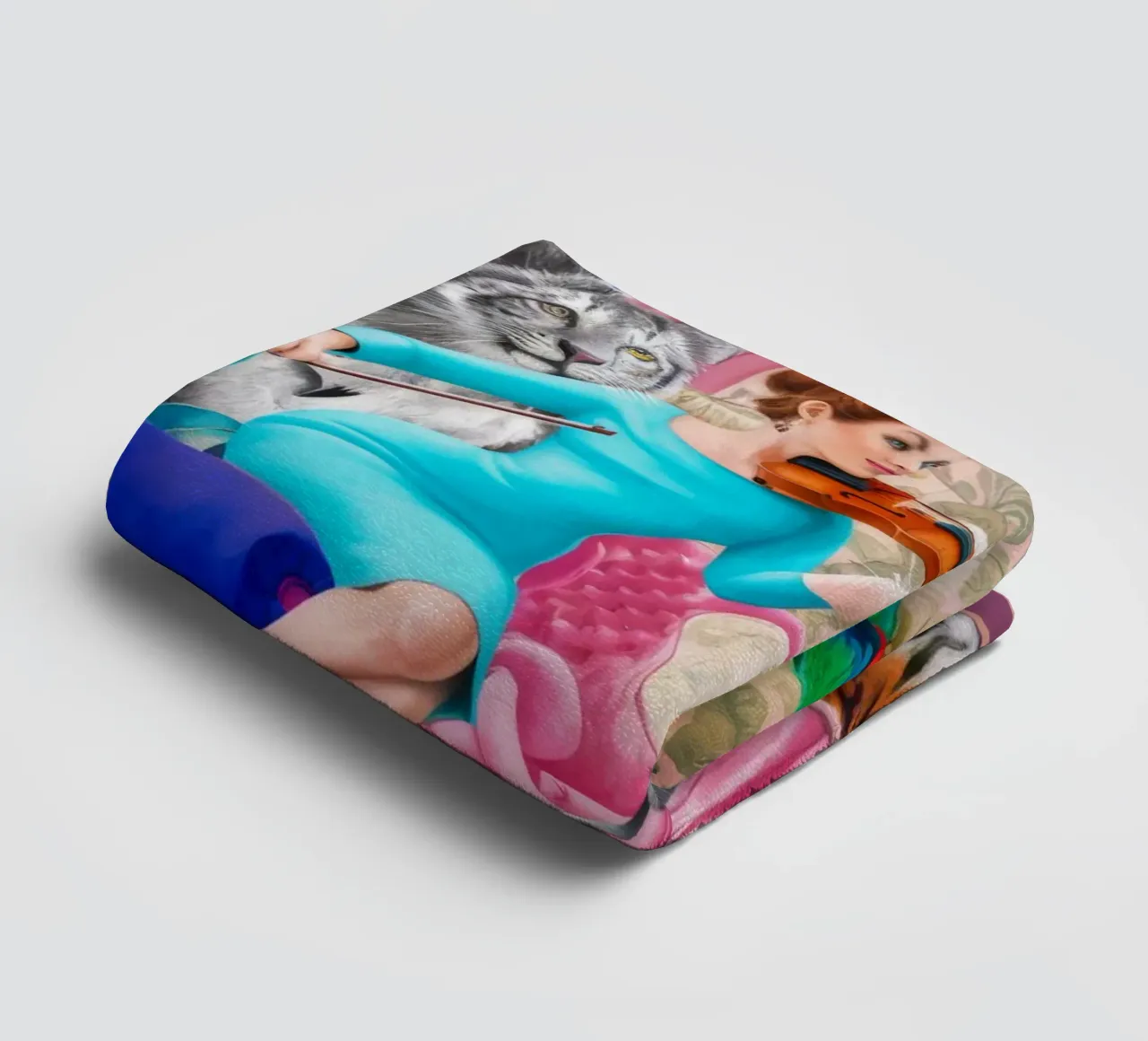 Jungle Menagerie Reverie asciugamano da bagno da Infinite Chroma