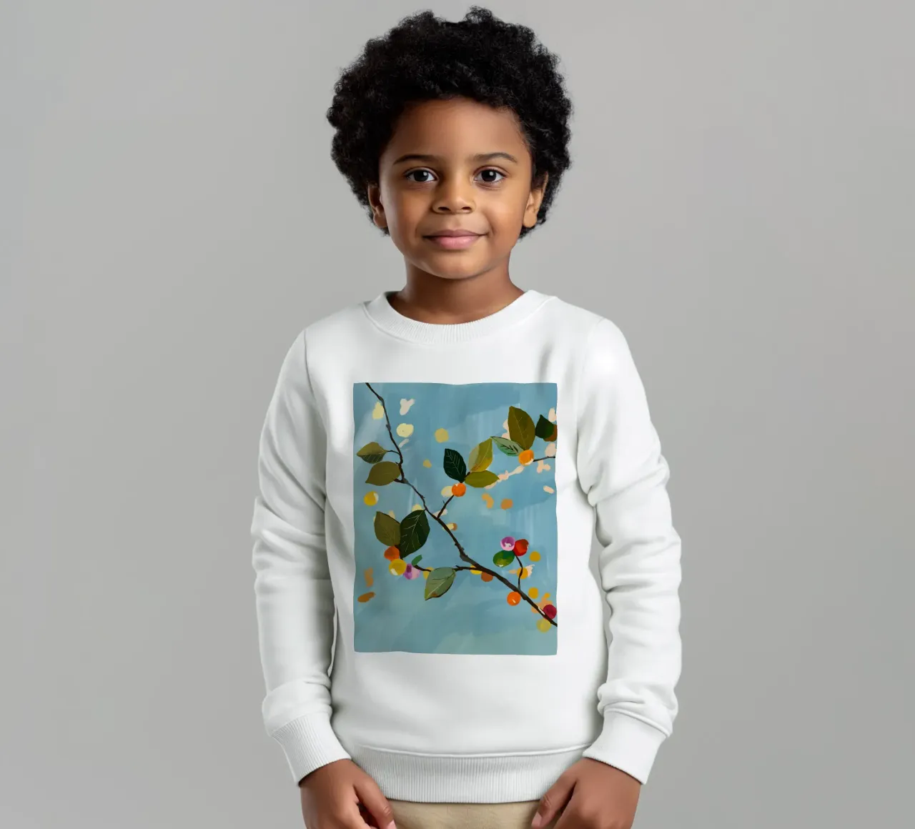 Ramo di frutta a ciliegia I felpa bambino da ThingDesign