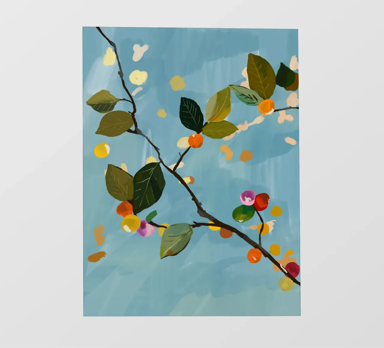 Ramo di frutta a ciliegia I telo in pvc da ThingDesign