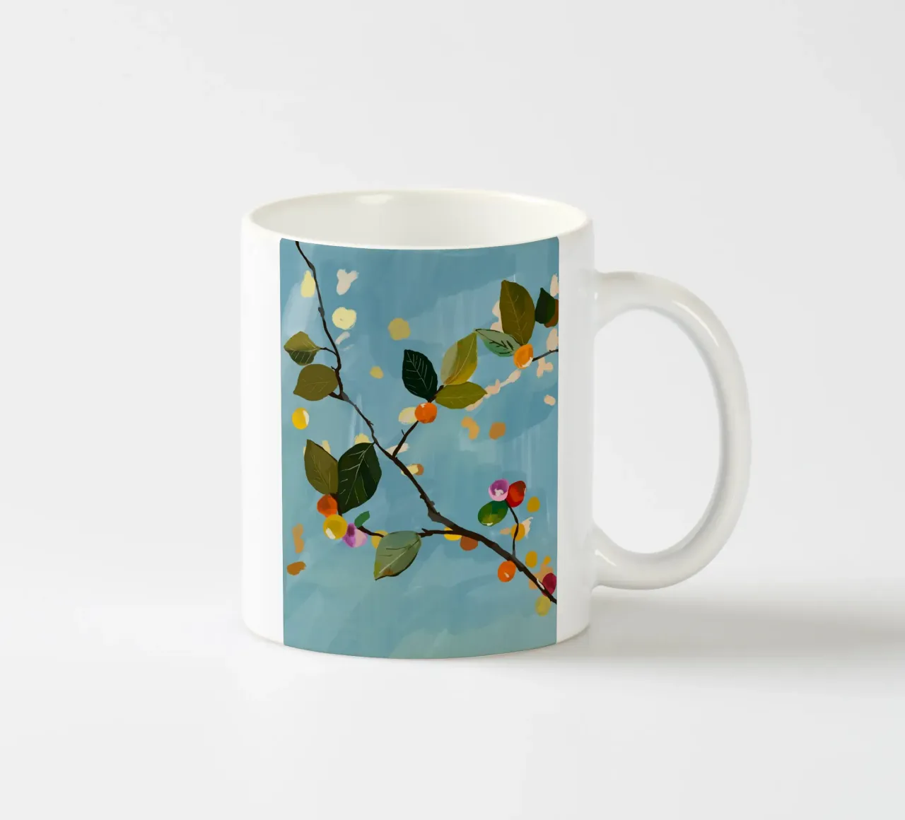Ramo di frutta a ciliegia I tazza in ceramica da ThingDesign