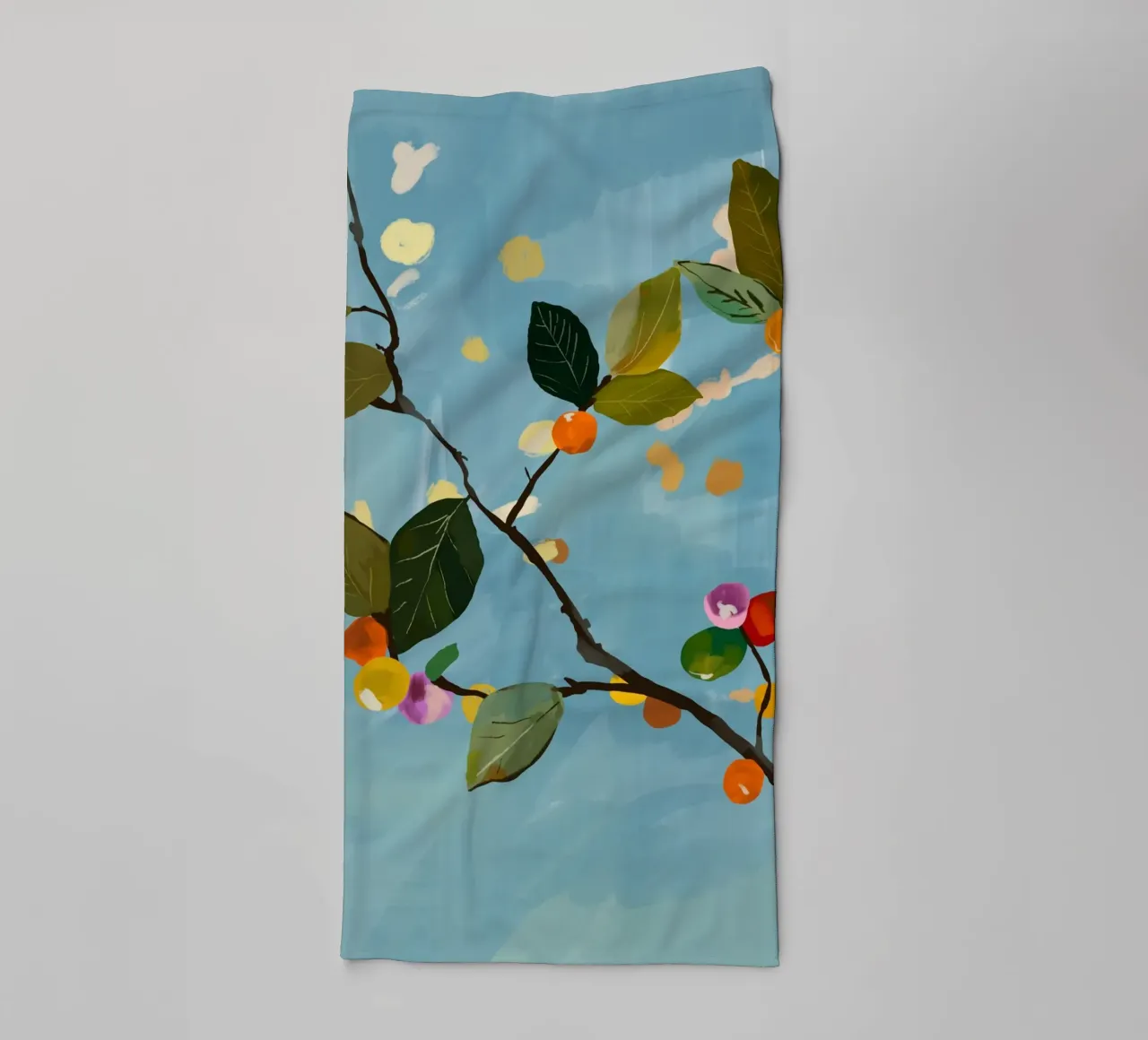 Ramo di frutta a ciliegia I asciugamano da bagno da ThingDesign