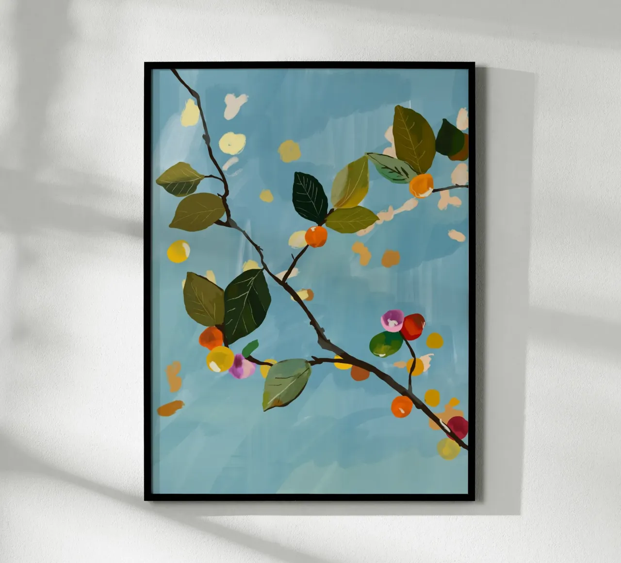 Ramo di frutta a ciliegia I poster da ThingDesign