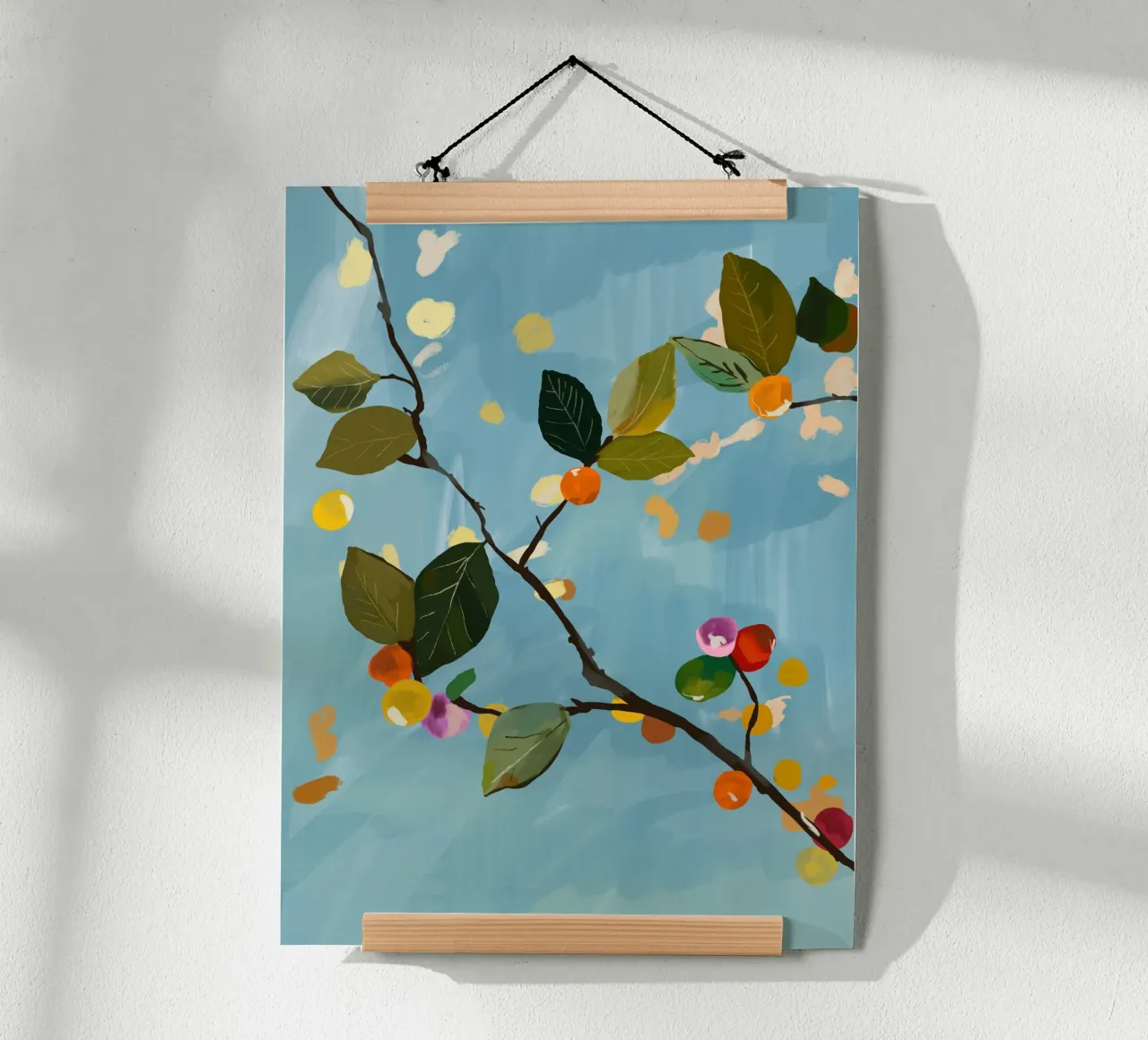 Ramo di frutta a ciliegia I poster da ThingDesign
