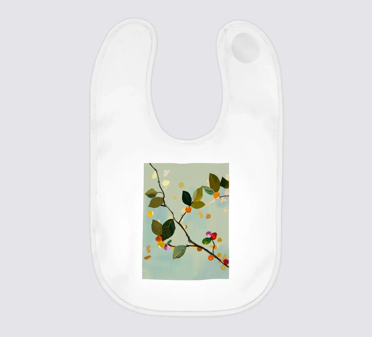 Ramo di frutta a ciliegia II bavaglino da ThingDesign