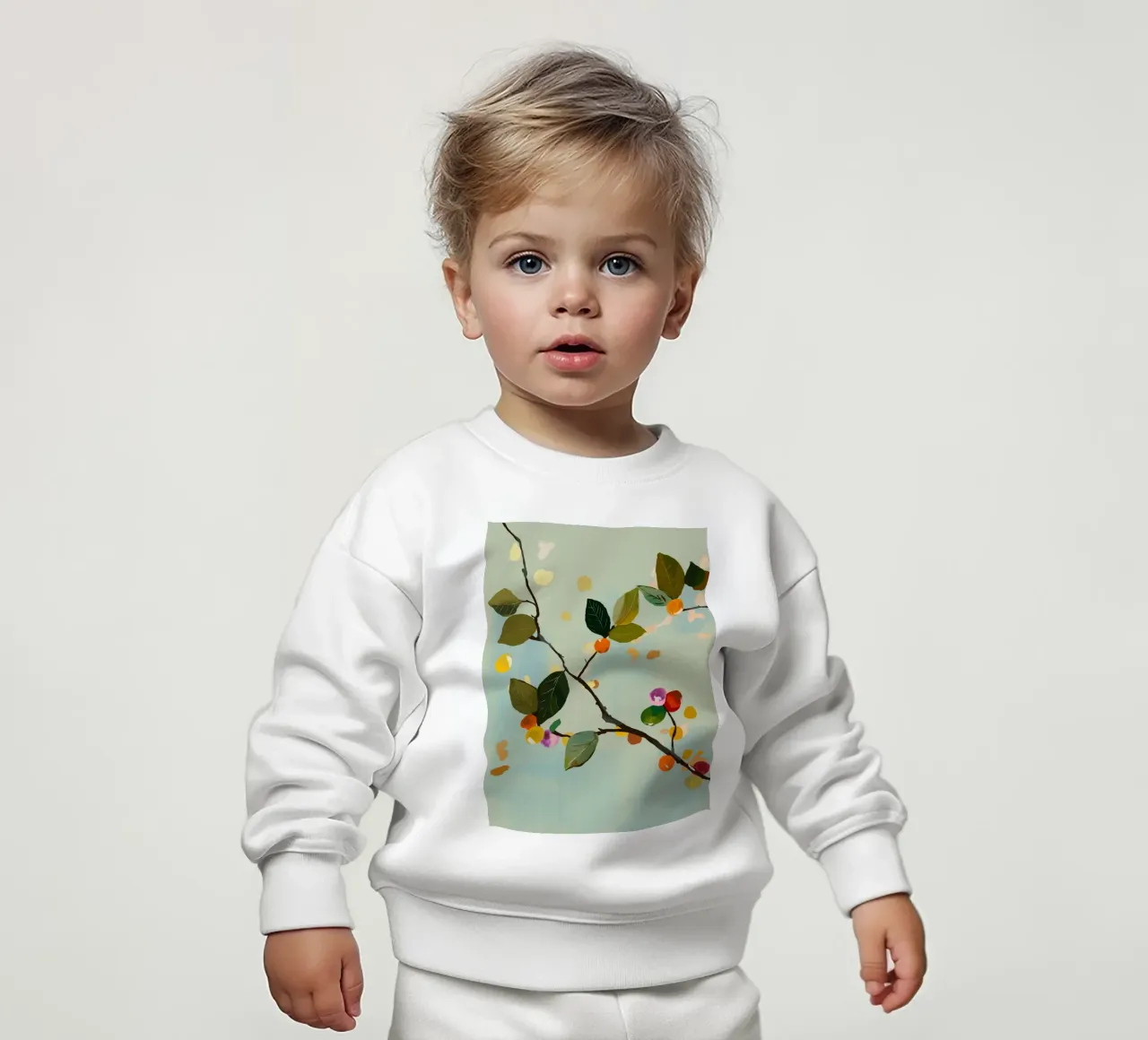 Ramo di frutta a ciliegia II felpa neonato da ThingDesign