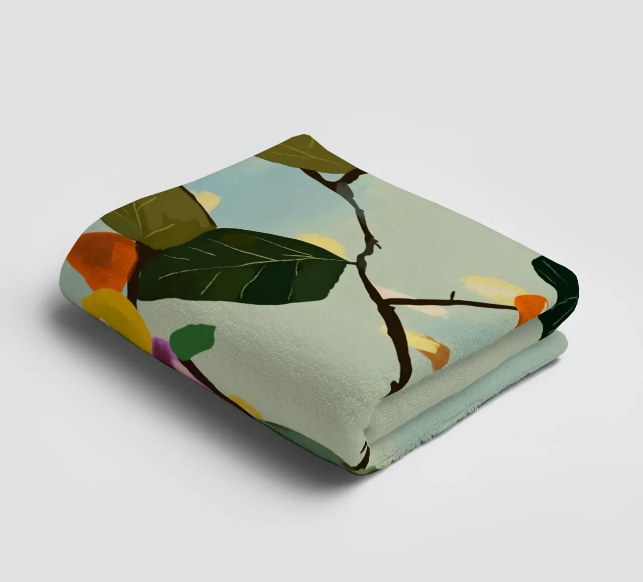 Ramo di frutta a ciliegia II asciugamano da bagno da ThingDesign