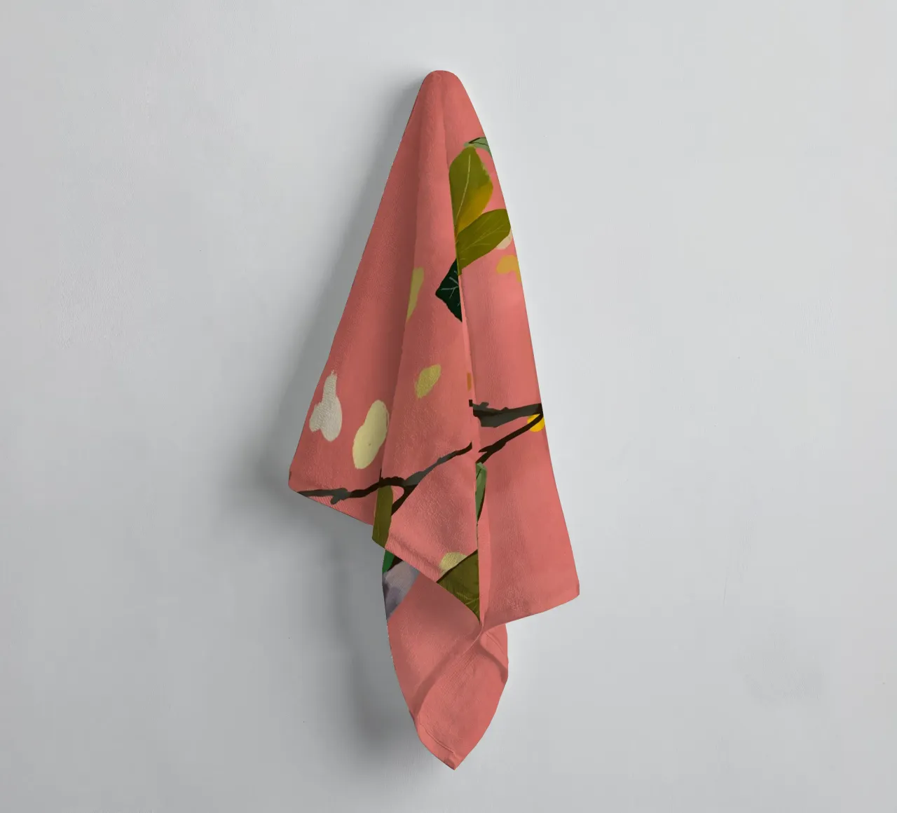 Ramo di frutta a ciliegia III asciugamano da bagno da ThingDesign
