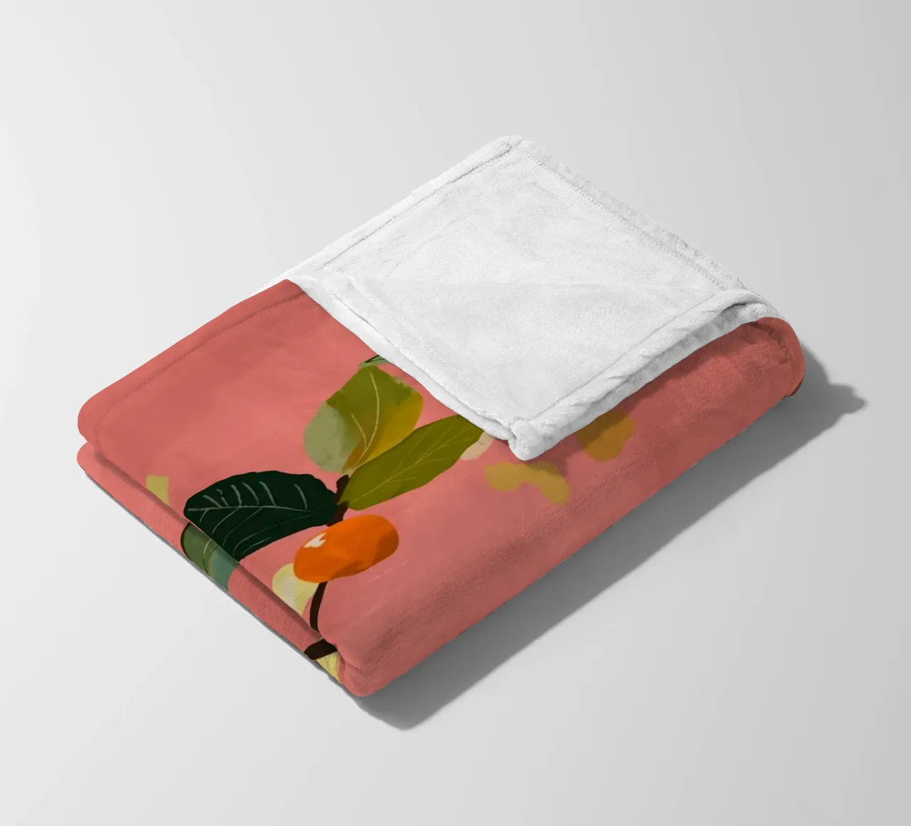 Ramo di frutta a ciliegia III coperta in pile da ThingDesign