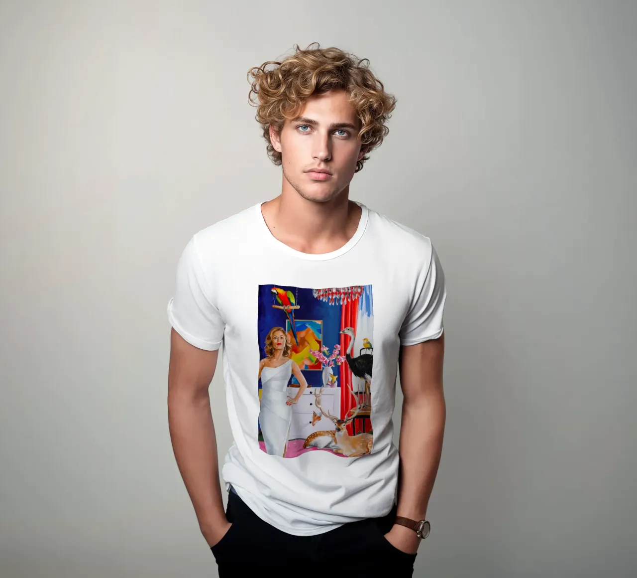 Fiore di Poise in Alabastro t-shirt da Infinite Chroma