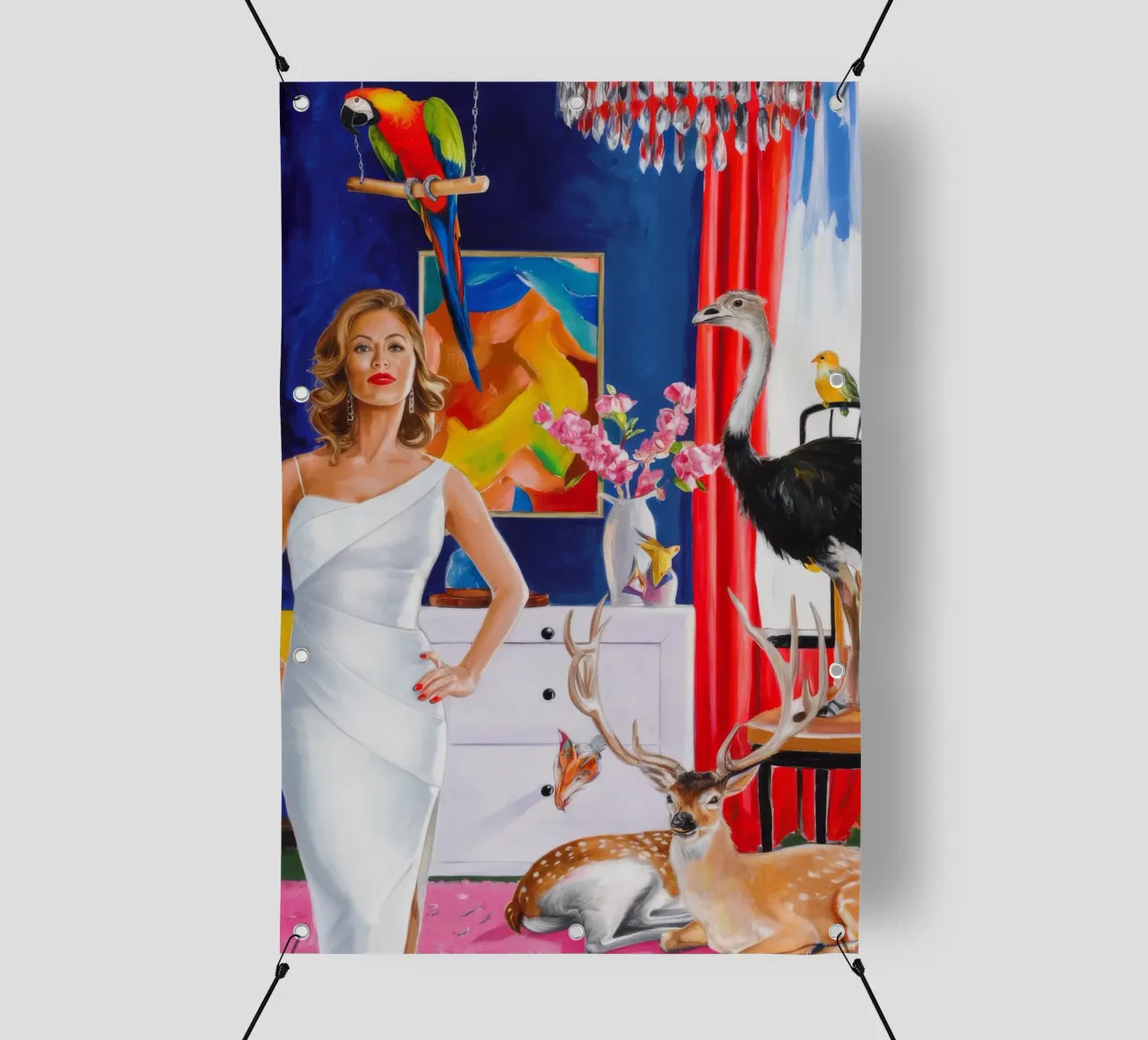 Fiore di Poise in Alabastro telo in pvc da Infinite Chroma