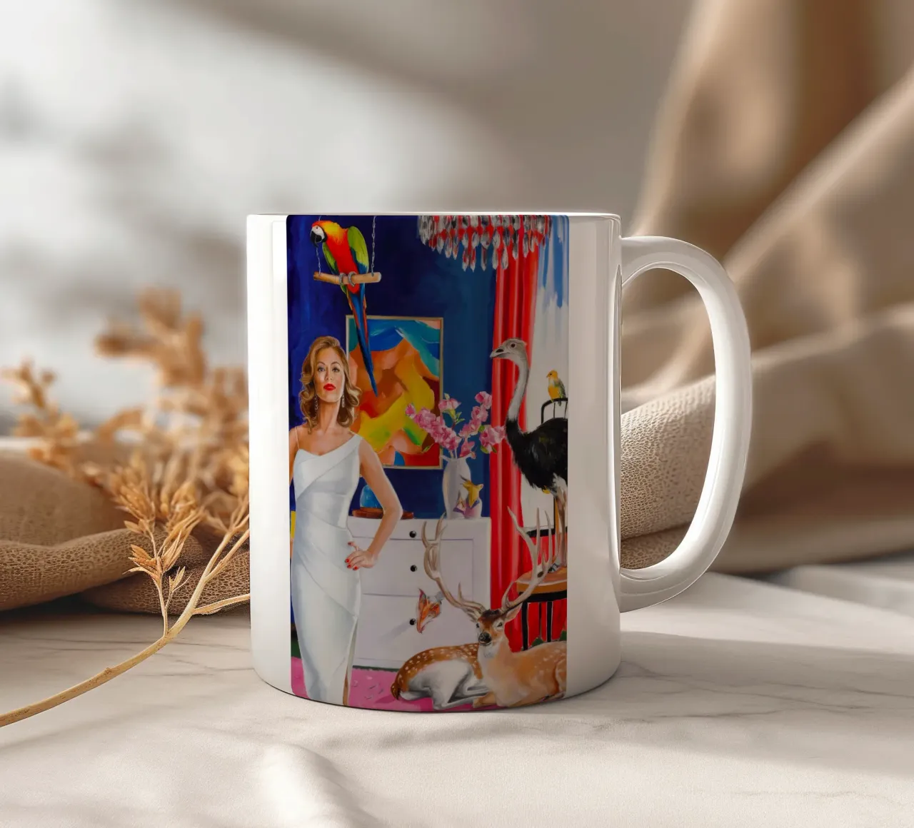 Fiore di Poise in Alabastro tazza in ceramica da Infinite Chroma
