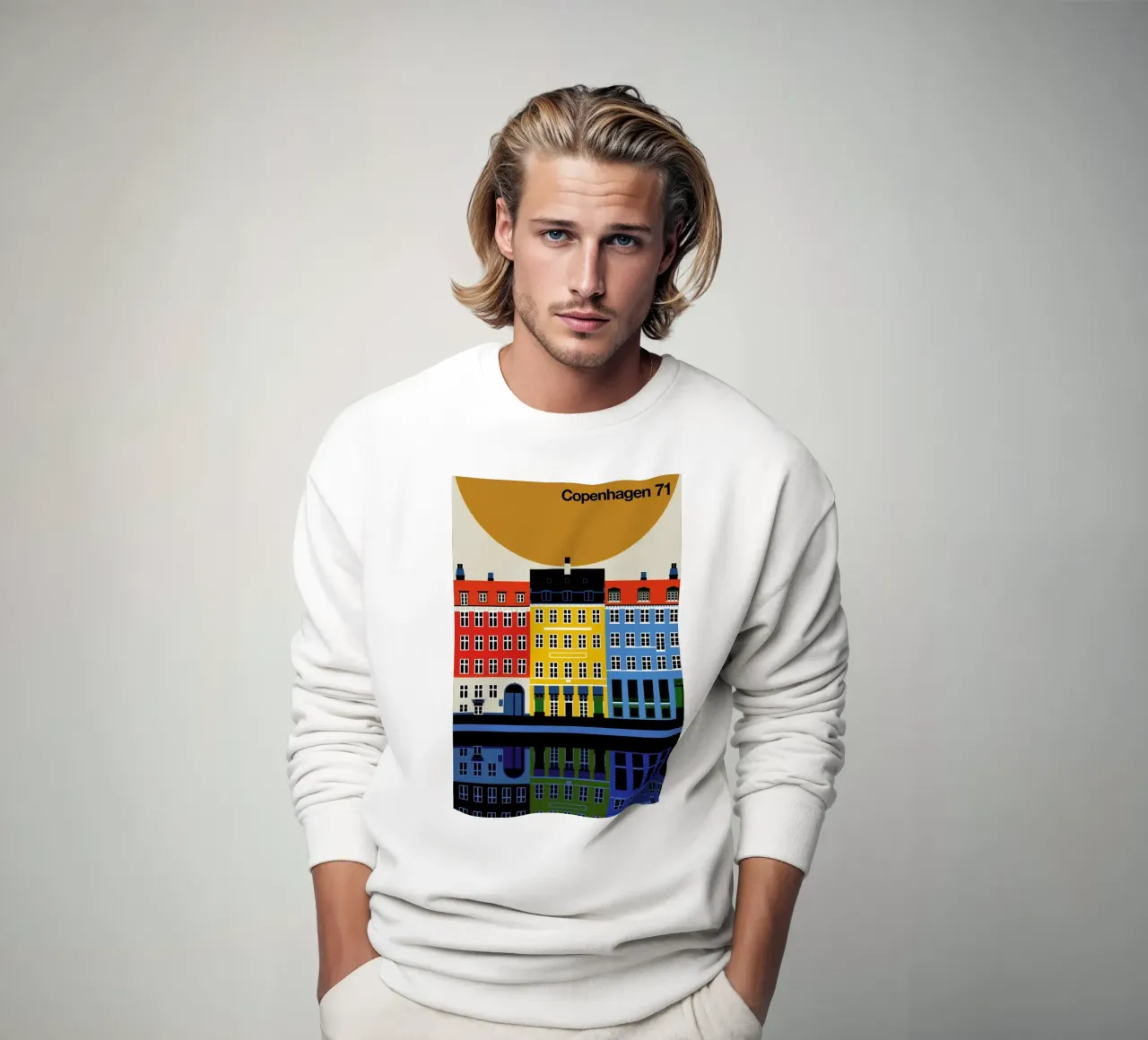 Copenhagen 71 sweatshirt by Bo Lundberg