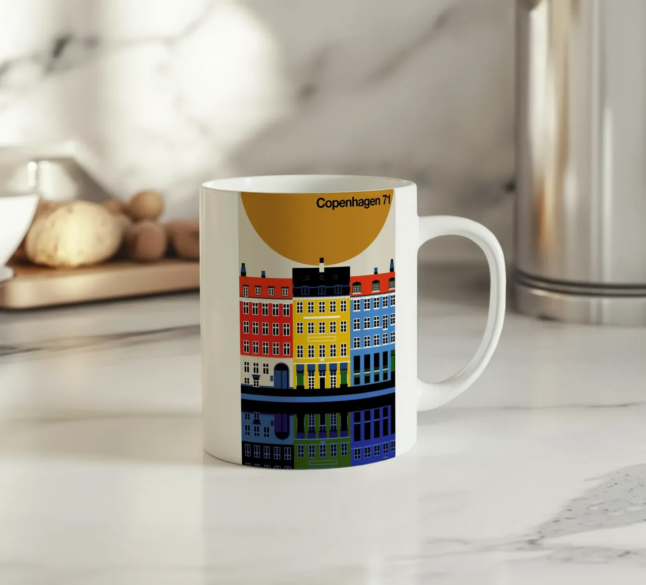 Kopenhagen 71 Keramik Tasse von Bo Lundberg