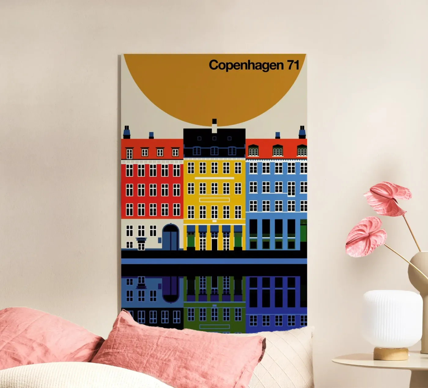 Kopenhagen 71 Acryl-Glas von Bo Lundberg