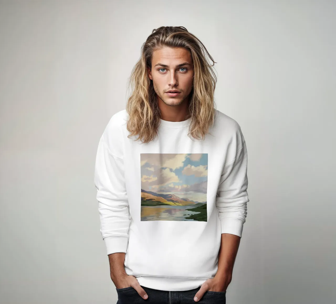 Calme de la vue éthérée sweat de Infinite Chroma