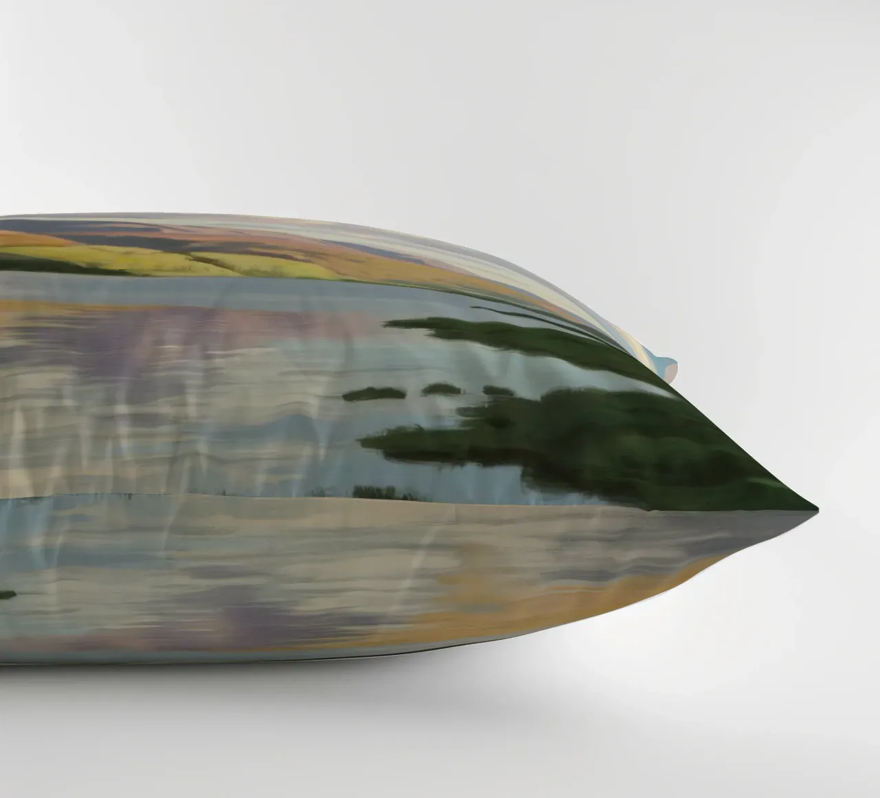 Ethereal Vista Calm decorative cushion by Infinite Chroma