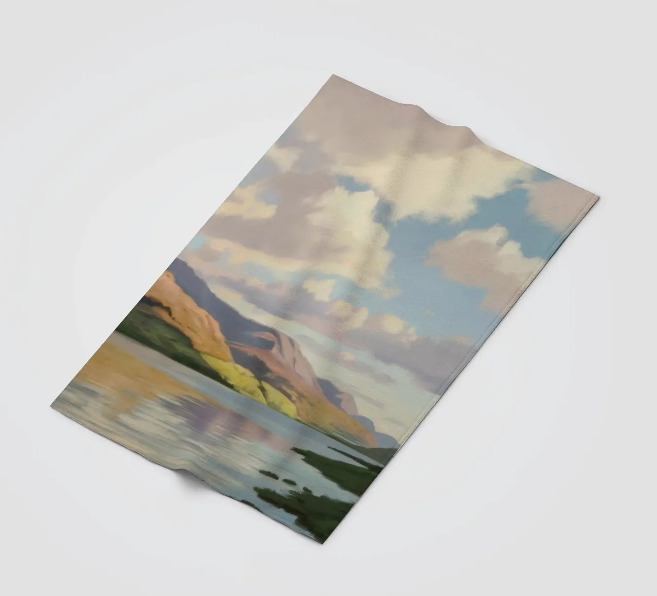 Ethereal Vista Calm fleece blanket by Infinite Chroma