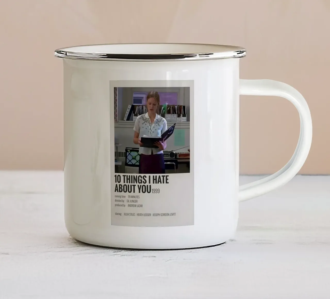10 THINGS I HATE ABOUT YOU 1999 tazza in smalto da MVFminimalist