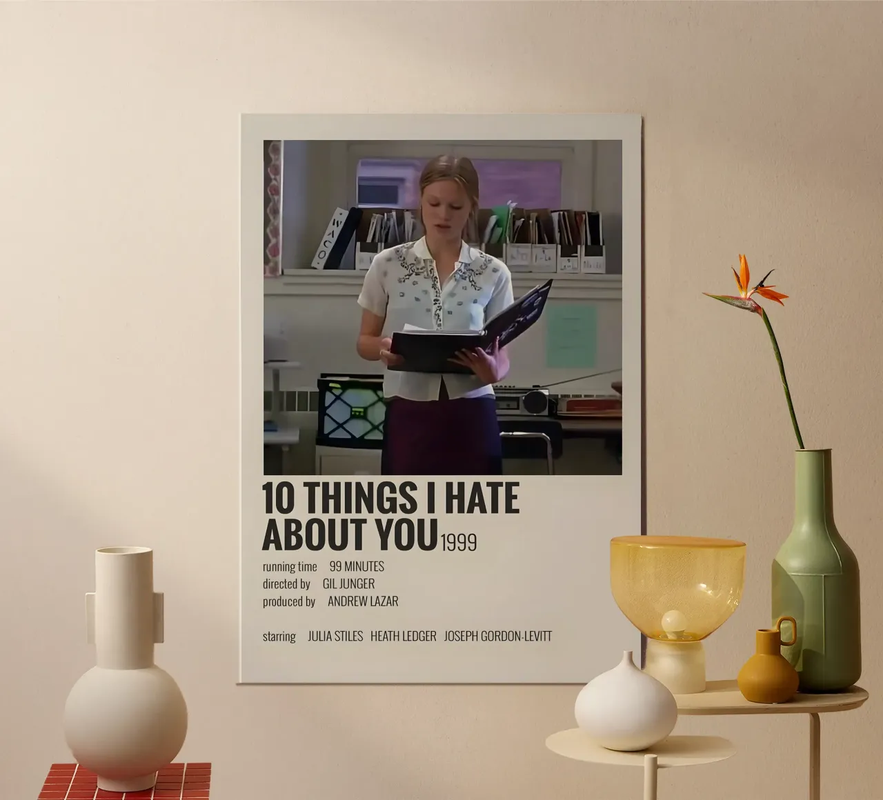 10 THINGS I HATE ABOUT YOU 1999 carta hahnemühle da MVFminimalist