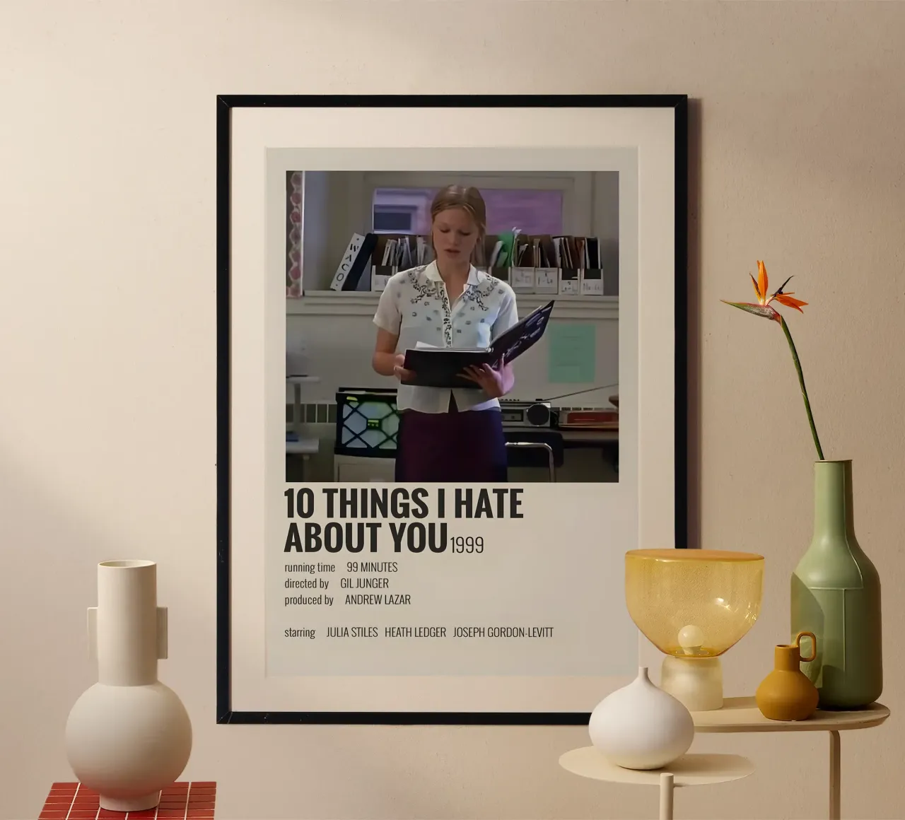 10 THINGS I HATE ABOUT YOU 1999 carta hahnemühle da MVFminimalist