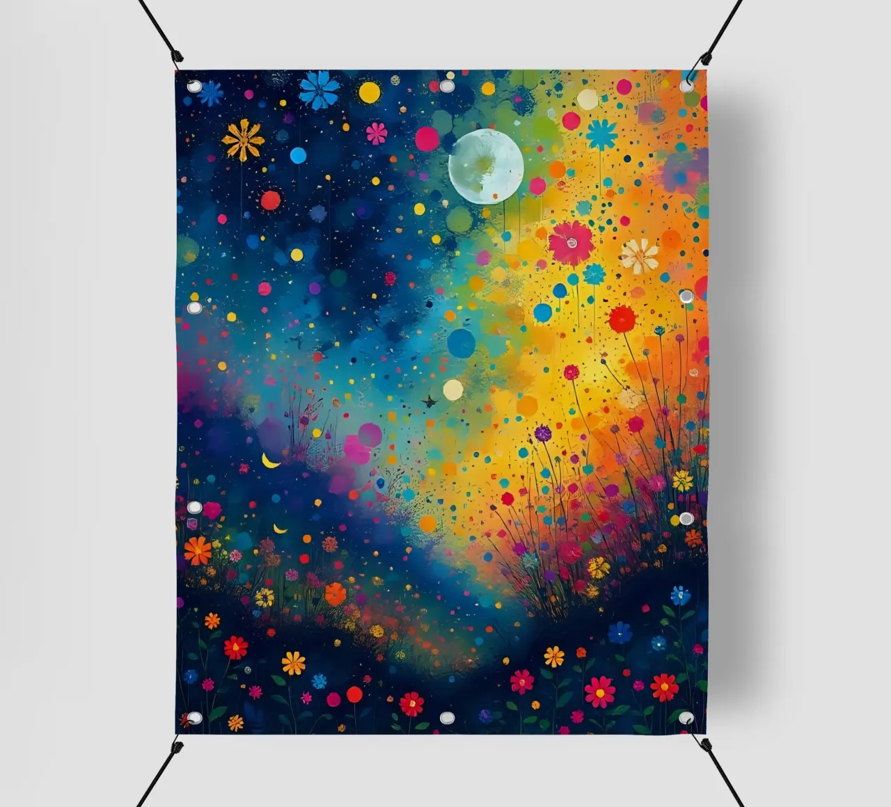 Pittura di notte_5 telo in pvc da Farb- und Blütenzauber by LK