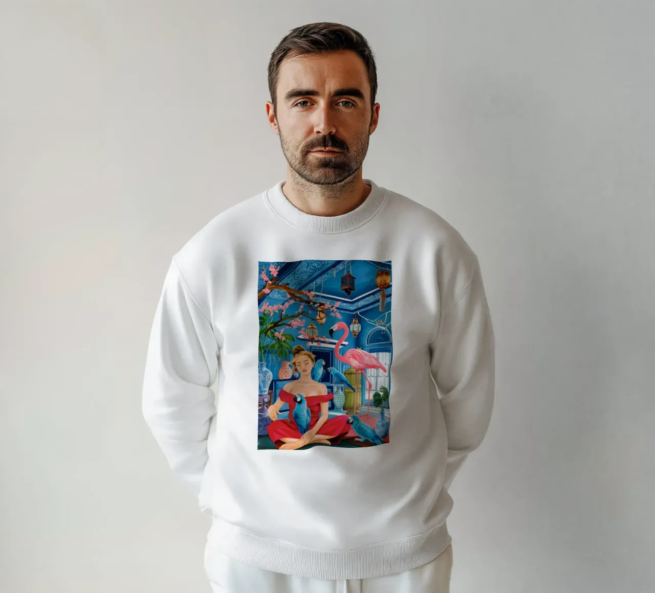 Cerulean Aviary Trance sweat de Infinite Chroma