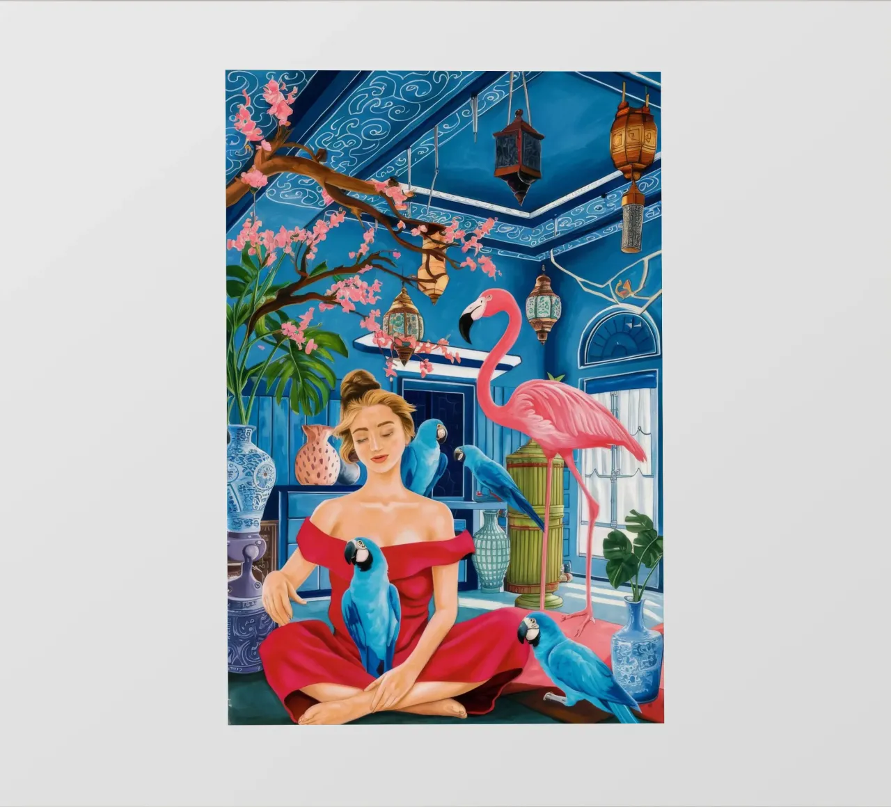 Cerulean Aviary Trance photo wallpaper by Infinite Chroma