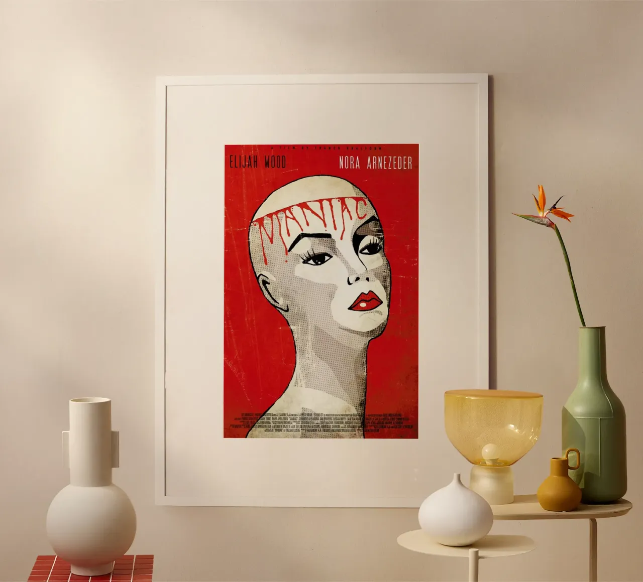 Maniac poster con marco de plástico de DinoMike